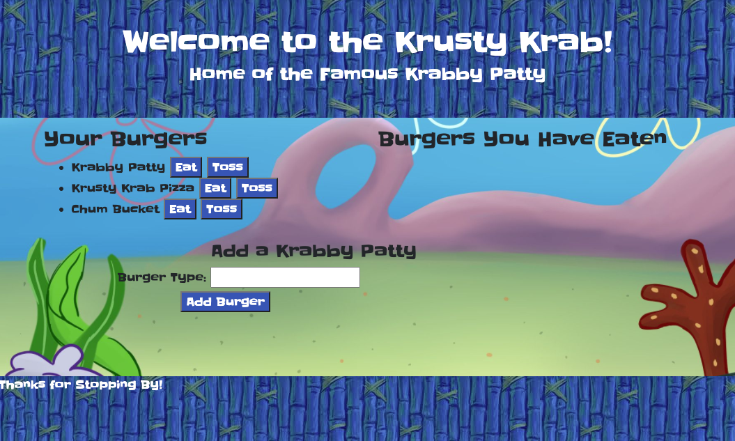 Krabby Burger